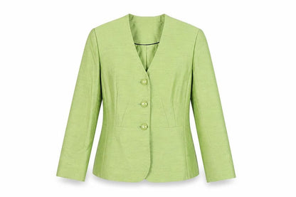 Womens UK Size 10 Eastex Regular Green Blazer