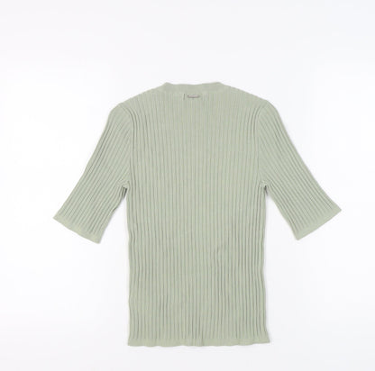 Guess Women’s Green 3/4 Sleeve Knit T-Shirt M