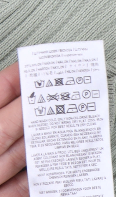 Guess Women’s Green 3/4 Sleeve Knit T-Shirt M