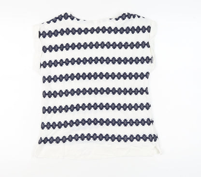 Womens UK Size 8 White Stuff White Basic Blouse