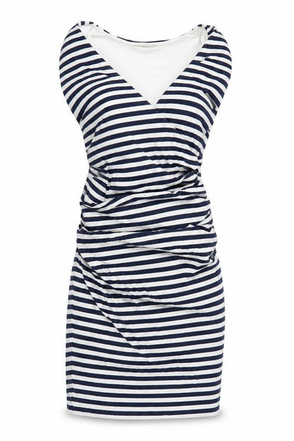 Boden Women's Multicoloured Striped Bodycon Dress Size 6
