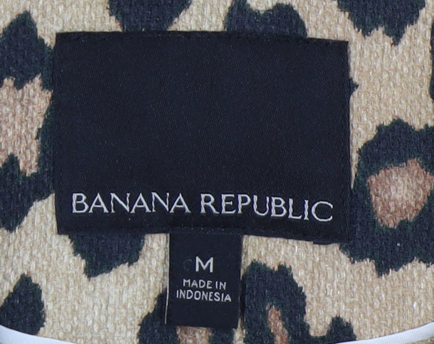 Banana Republic Women's Leopard Jacket M Multicoloured