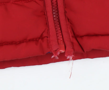 Ben Sherman Red Puffer Jacket for Unisex Toddlers, 12 Months