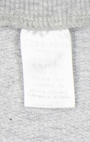 Womens UK Size XS Calvin Klein Grey Pullover Sweatshirt
