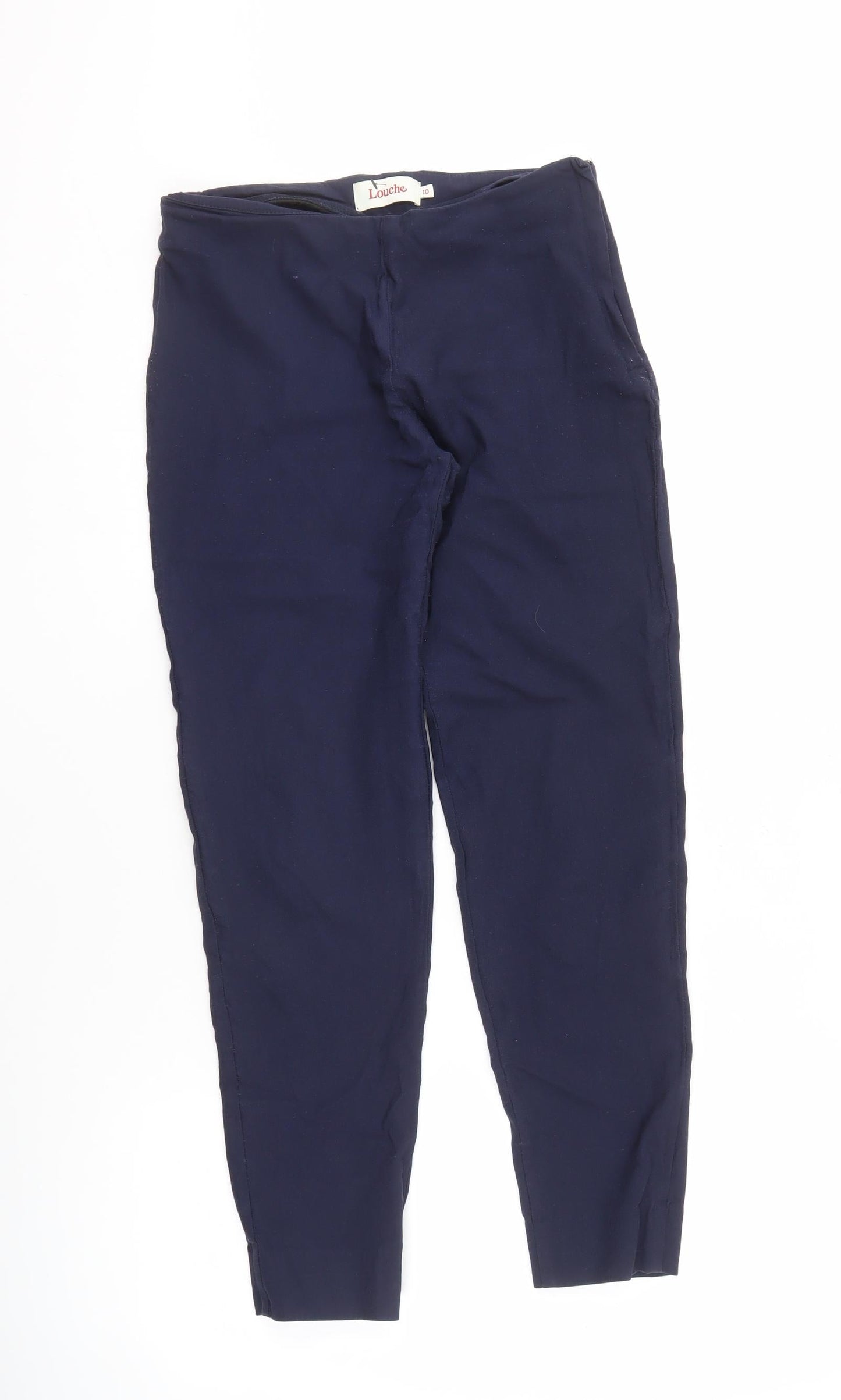 Womens UK Size 10 Louche Slim Fit  Blue Trousers