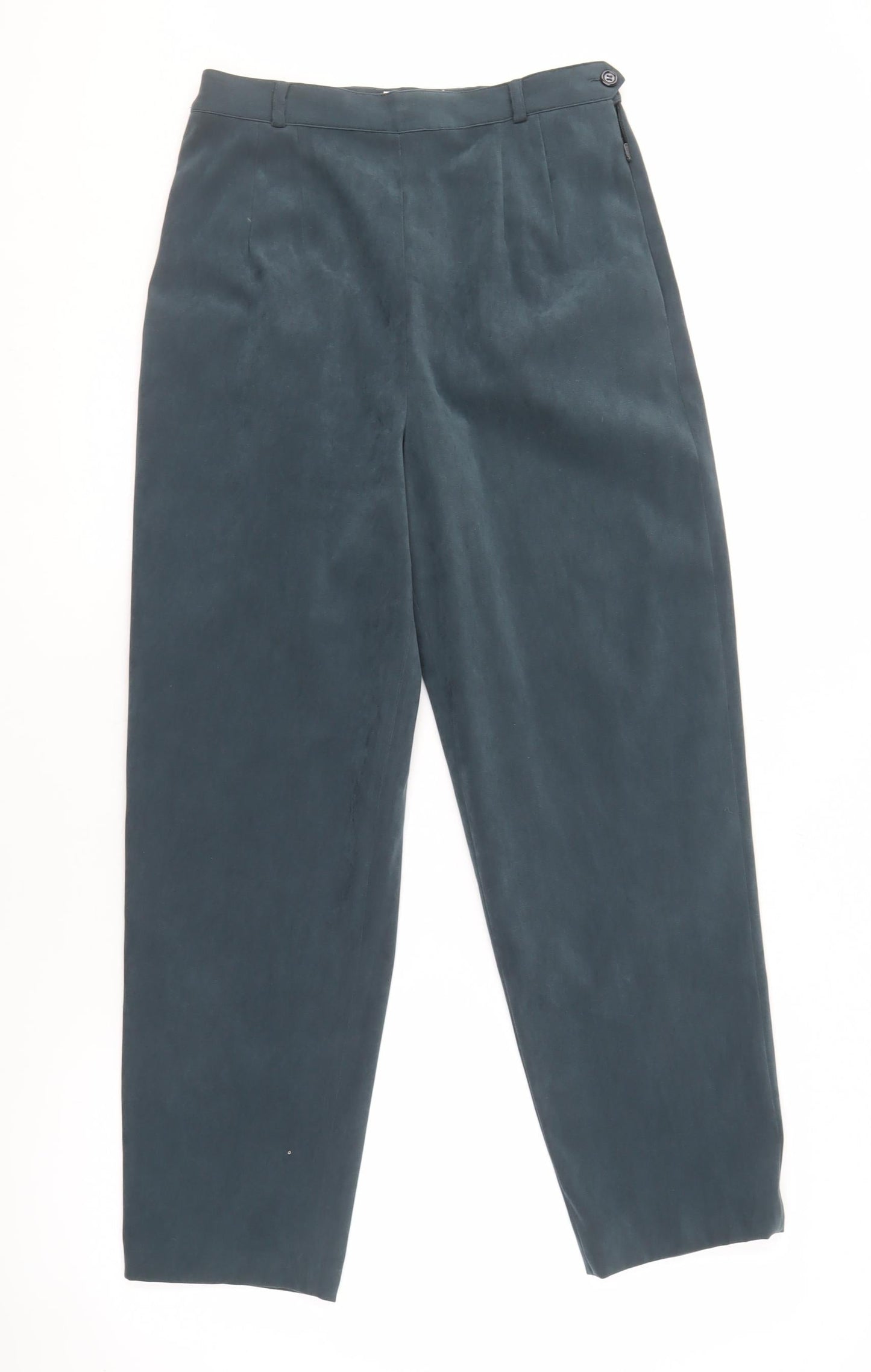 Womens UK Size 6 Talbots Regular Fit Casual Blue Trousers