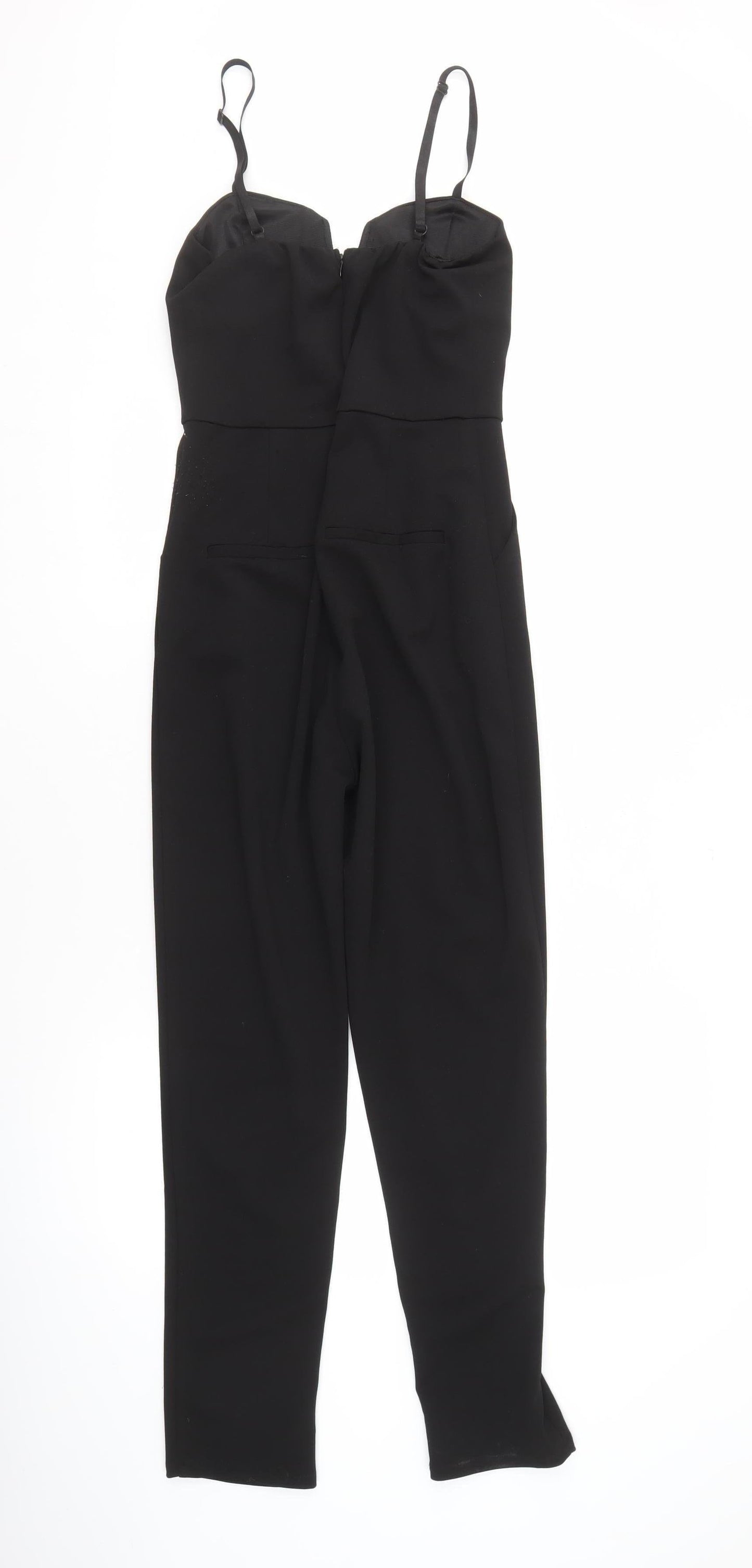 New Look Women's Black Sleeveless Jumpsuit Size 8