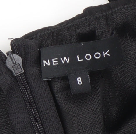 New Look Women's Black Sleeveless Jumpsuit Size 8