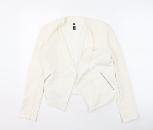 Divided Women's White Blazer Size 10 - Formal Workwear