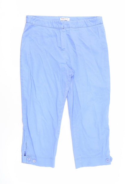 Bonmarché Women's Blue Capri Trousers 14
