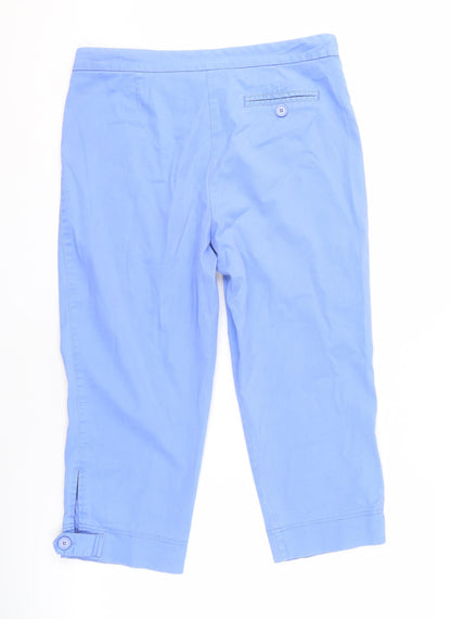 Bonmarché Women's Blue Capri Trousers 14