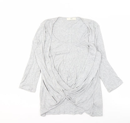 Womens UK Size 16 Marks and Spencer Grey Cardigan Jumper