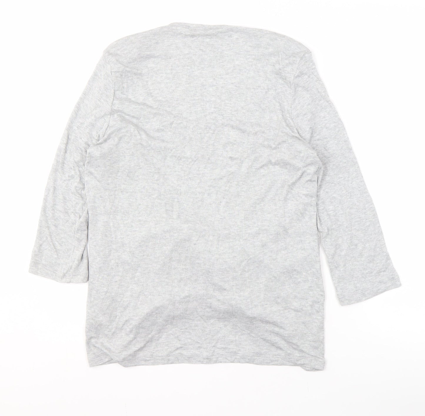 Womens UK Size 16 Marks and Spencer Grey Cardigan Jumper