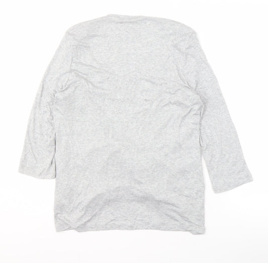 Womens UK Size 16 Marks and Spencer Grey Cardigan Jumper