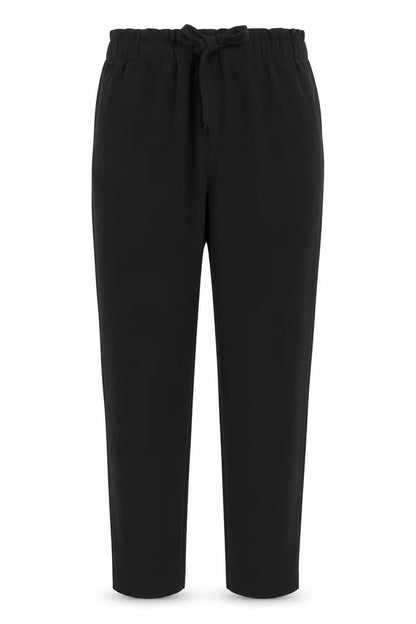Womens UK Size S LOFT Regular Fit Jogger Black Trousers