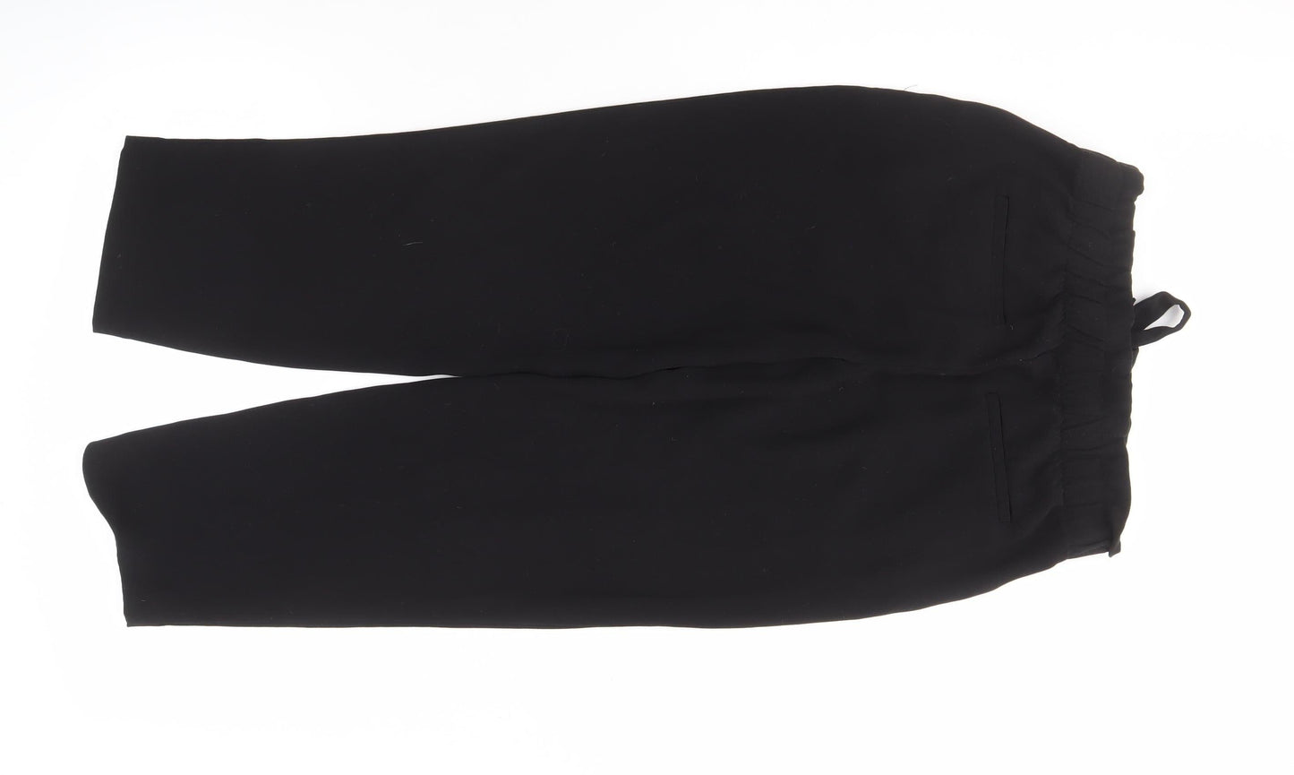 Womens UK Size S LOFT Regular Fit Jogger Black Trousers