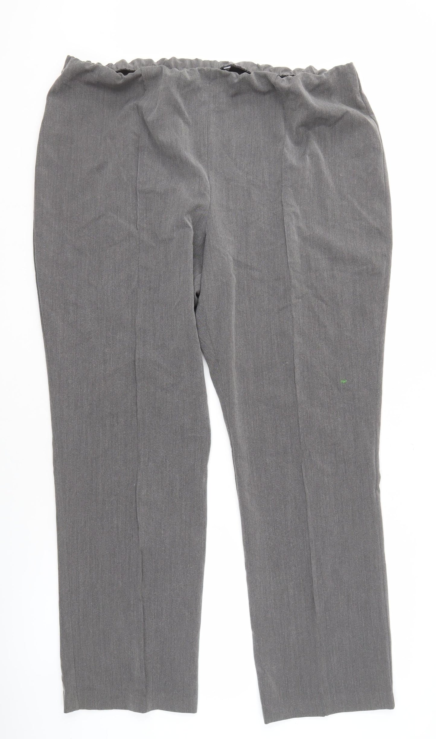 Bonmarché Women’s Grey Straight Leg Trousers Size 20