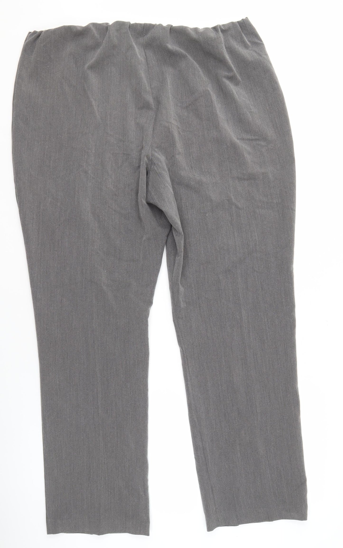 Bonmarché Women’s Grey Straight Leg Trousers Size 20