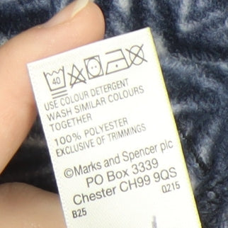 Marks and Spencer Women's Blue Geometric Jacket Size 14