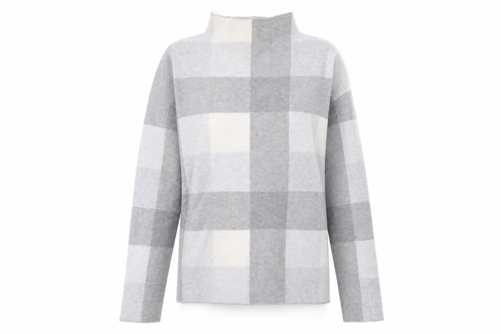 Womens UK Size M Tahari Grey Pullover Jumper