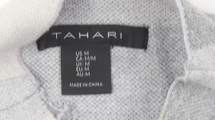 Womens UK Size M Tahari Grey Pullover Jumper