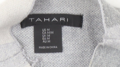 Womens UK Size M Tahari Grey Pullover Jumper