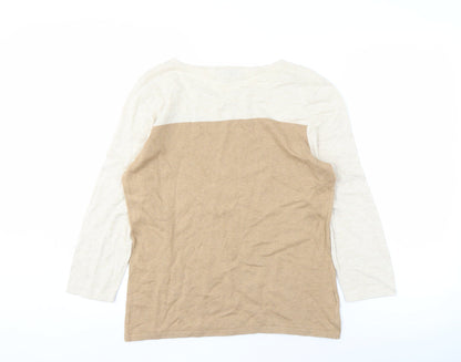 Womens UK Size 14 NEXT Beige Pullover Jumper