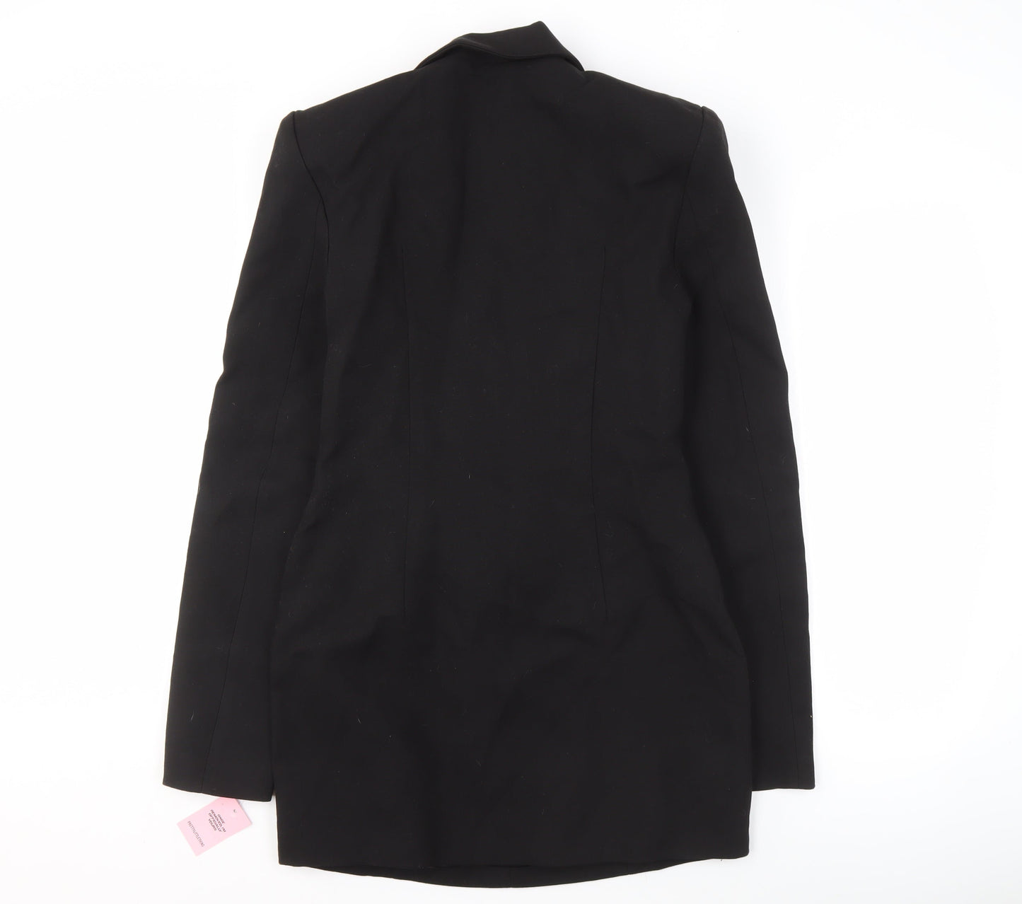 PrettyLittleThing Women's Black Tuxedo Blazer, Size 12