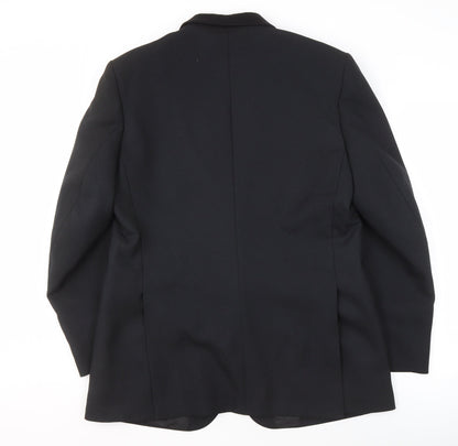 Mens UK Size 44 Dunn & Co Regular Black Suit Tuxedo