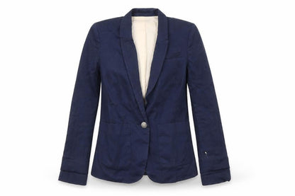 River Island Women's Blue Blazer Size 8 Lined Casual