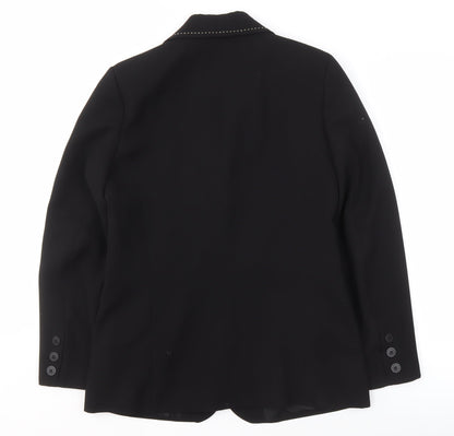 Coercion Women's Black Blazer Size 14 Business Jacket
