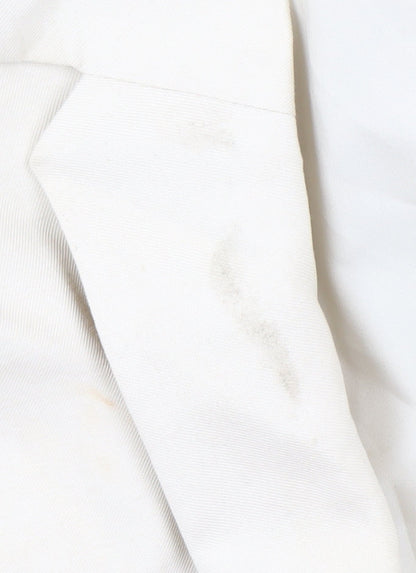 H&M Women's White Blazer, Size S, Double-Breasted