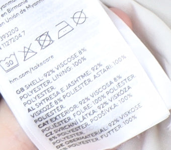 H&M Women's White Blazer, Size S, Double-Breasted