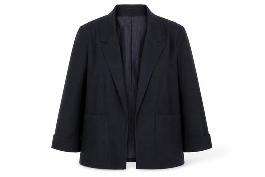 Allders Women's Navy Blue Blazer Size 20 - Classic Style