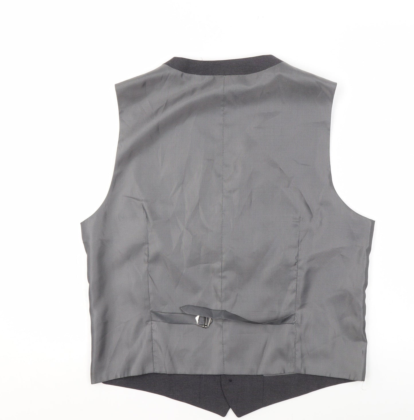 Mens UK Size 38 Marks and Spencer Regular Grey Suit Waistcoat