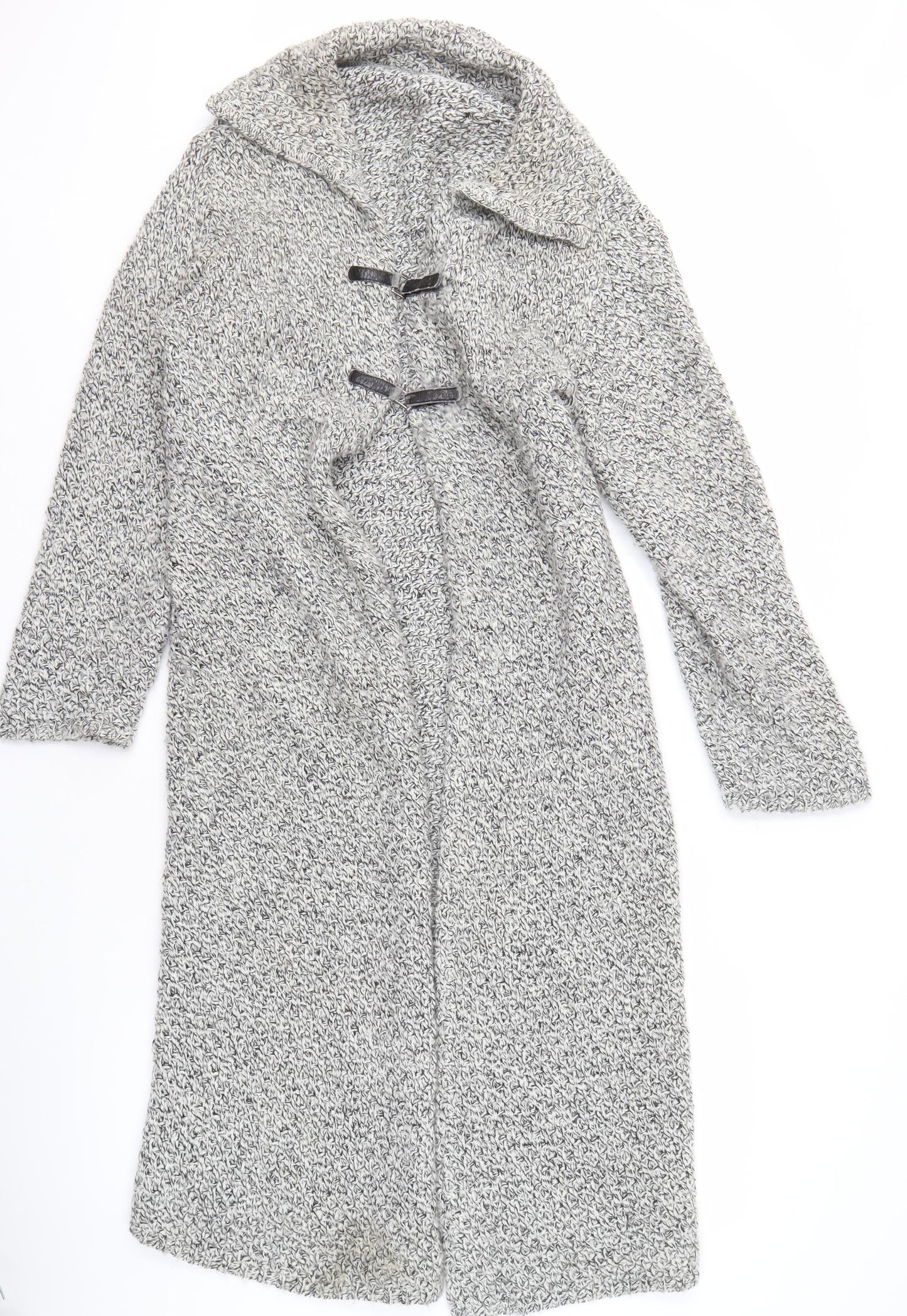 Womens UK Size L Signature Experience Grey Cardigan Jumper