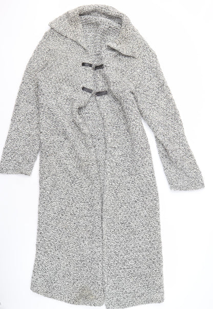 Womens UK Size L Signature Experience Grey Cardigan Jumper