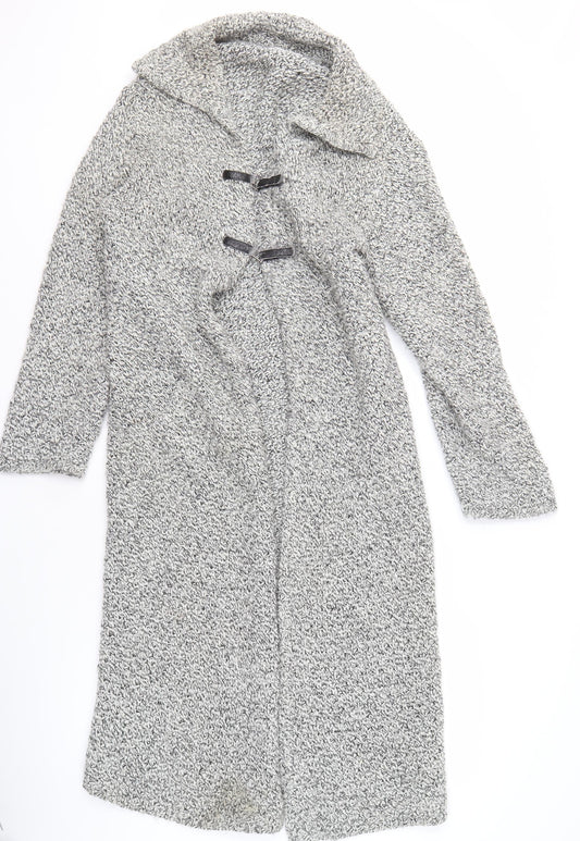 Womens UK Size L Signature Experience Grey Cardigan Jumper