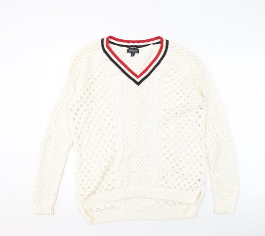 Womens UK Size 10 Topshop Ivory Jumper Jumper