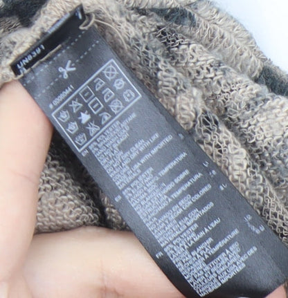 Forever 21 Women's Beige Geometric Pullover Jumper M