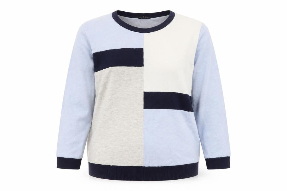 Womens UK Size 18 M&Co Blue Pullover Jumper