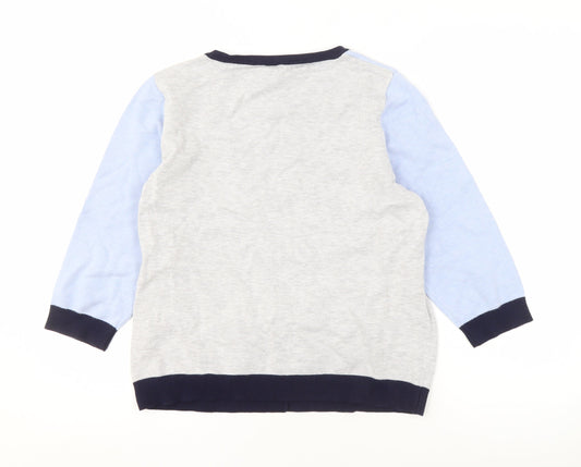 Womens UK Size 18 M&Co Blue Pullover Jumper