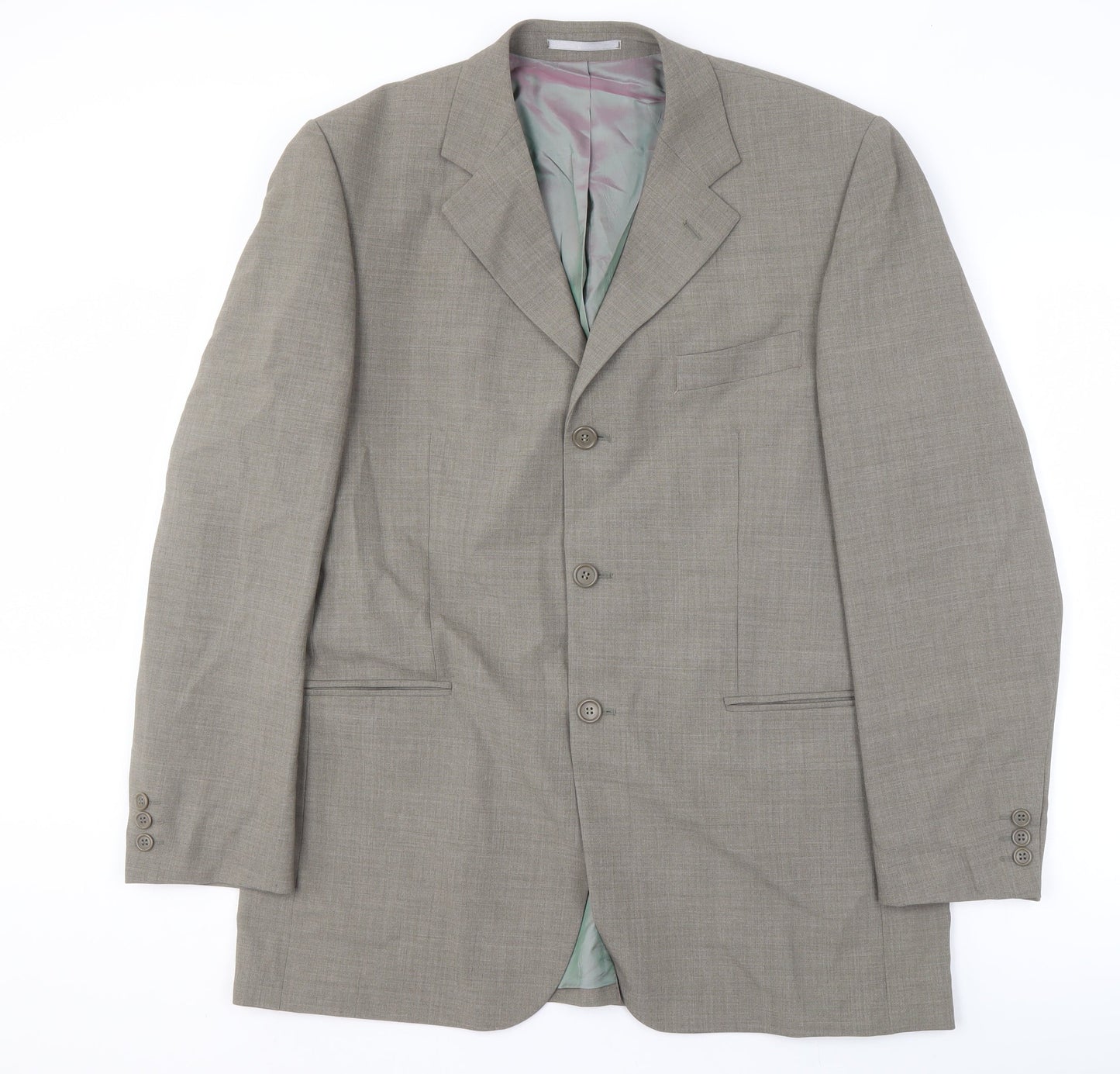 Mens UK Size 42 Karl Jackson Regular Grey Suit Jacket
