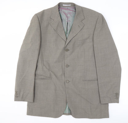 Mens UK Size 42 Karl Jackson Regular Grey Suit Jacket