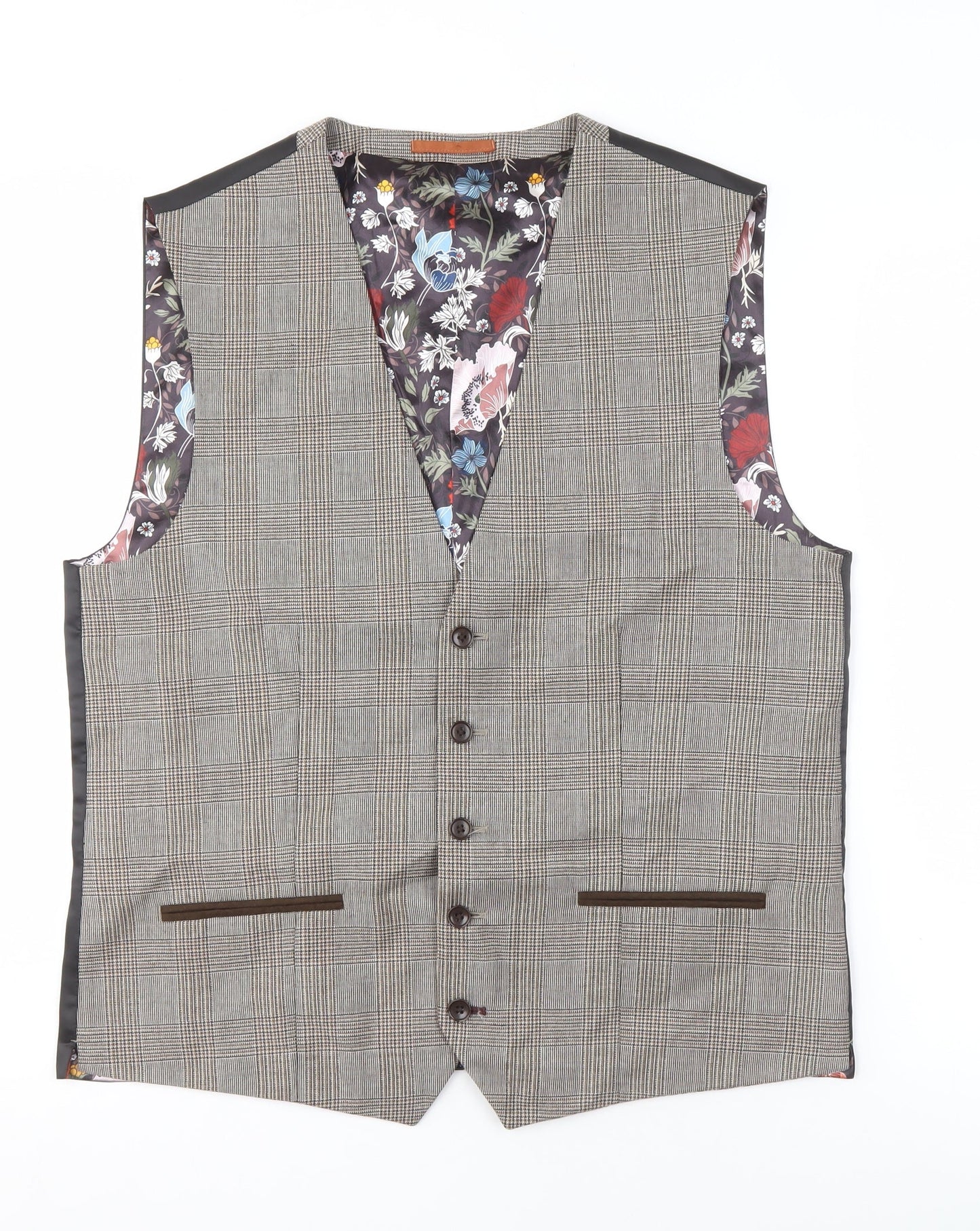 Mens UK Size 42 NEXT Regular Grey Suit Waistcoat