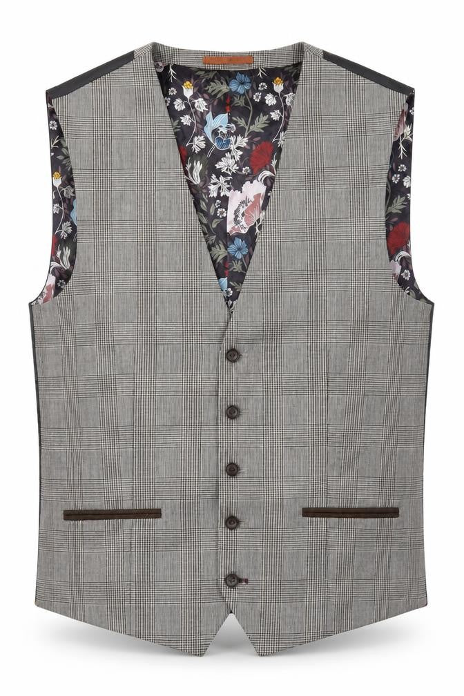 Mens UK Size 42 NEXT Regular Grey Suit Waistcoat