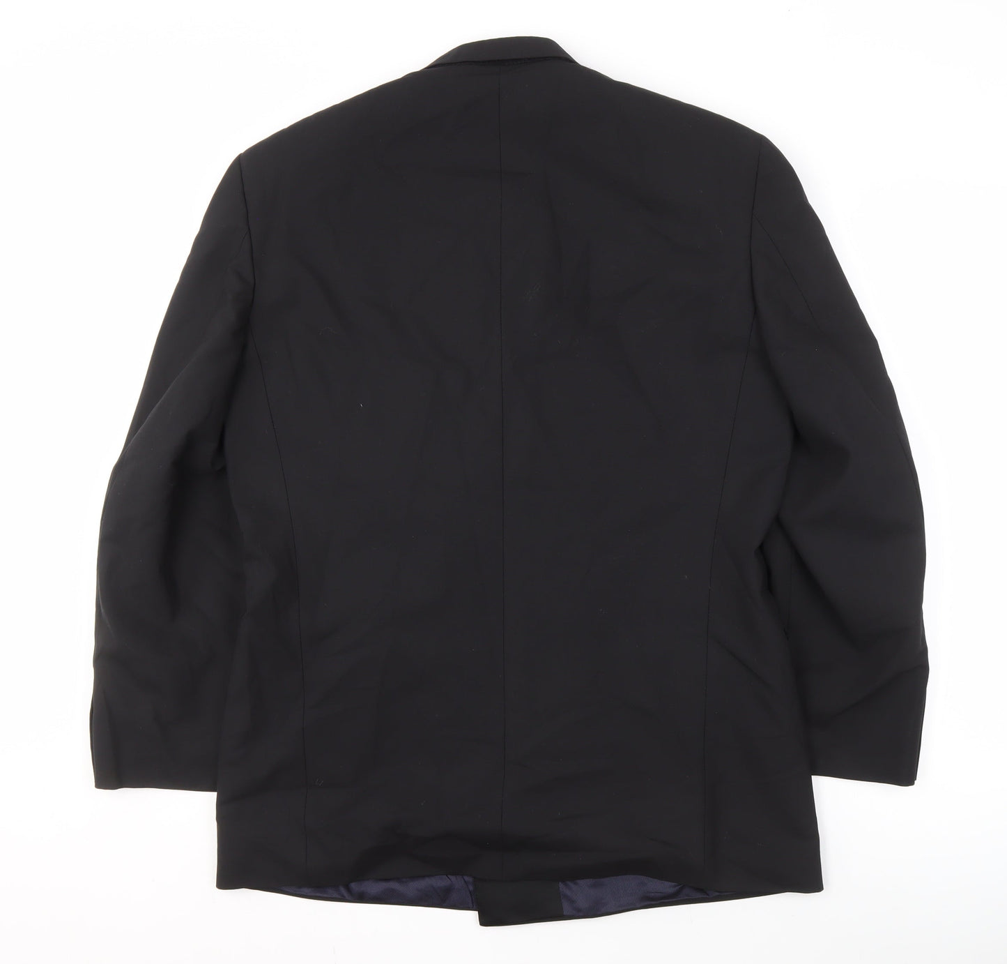 Mens UK Size 38 Marks and Spencer Regular Black Suit Tuxedo
