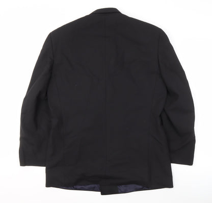 Mens UK Size 38 Marks and Spencer Regular Black Suit Tuxedo