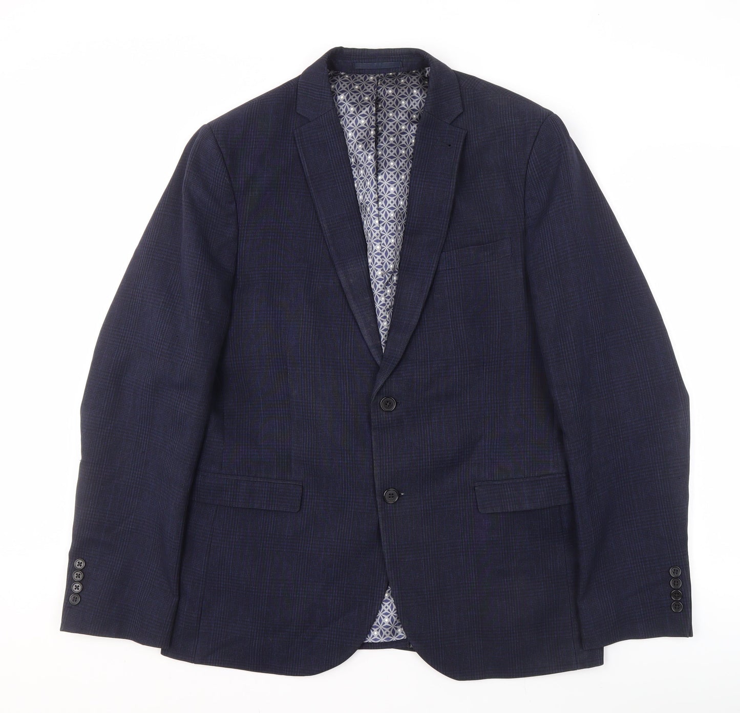 Mens UK Size 42 NEXT Regular Blue Suit Jacket