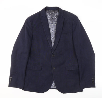Mens UK Size 42 NEXT Regular Blue Suit Jacket